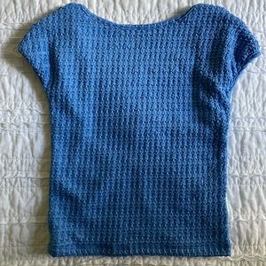 Find me now plush backless tee